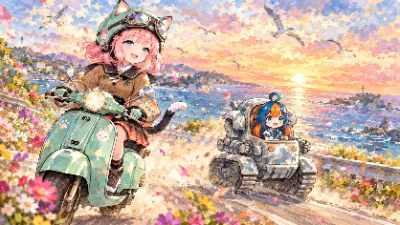 旅は道連れ