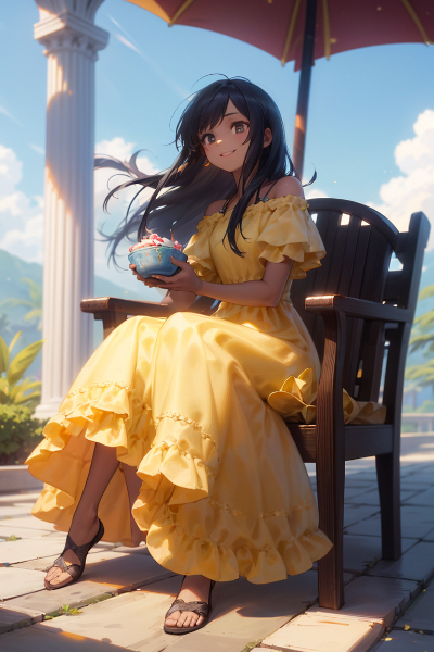 アイスを食べるお嬢さま﻿（総督令嬢）其之二