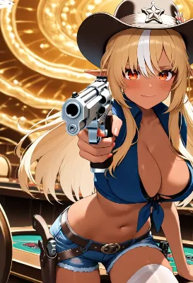 [動画]銃を撃つフレアちゃん