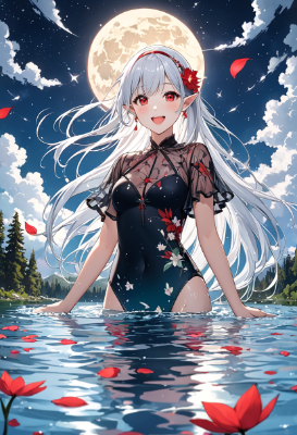 月とエルフ