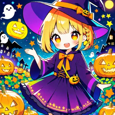魔女っ娘ハロウィン！