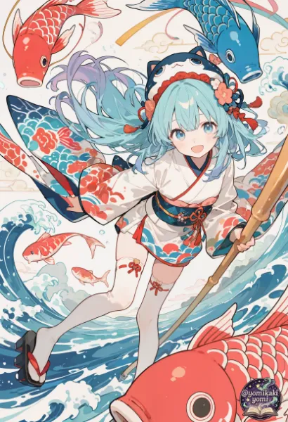 こいのぼりの擬人化～～