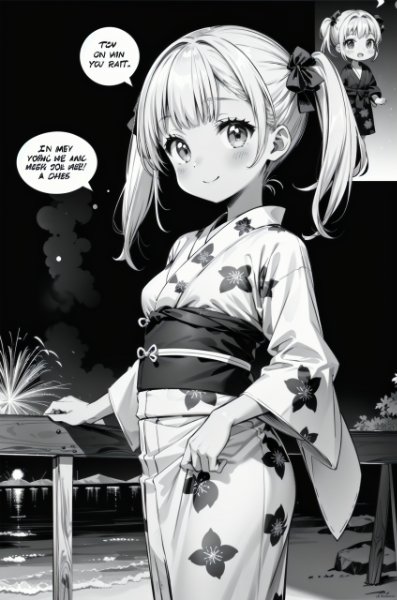 コミックな小麦ちゃん。