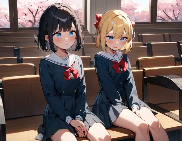 今年はわたしたちしか居ないんだってー