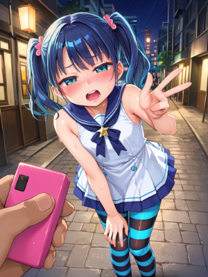 初めての・・・大成功！はい、ピース。