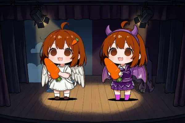 【イベント参加】光と闇 企画参加品 (ばんこちゃんの日常シリーズ)