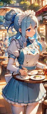 可憐なウエイトレスさん