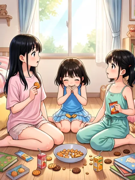 【動画】部屋着でお菓子タイム（連作15/20）