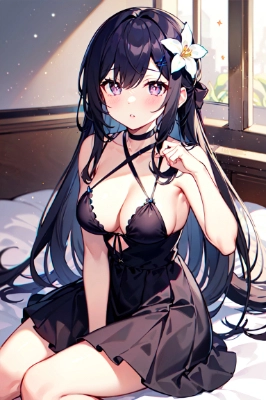 寝起きの少女