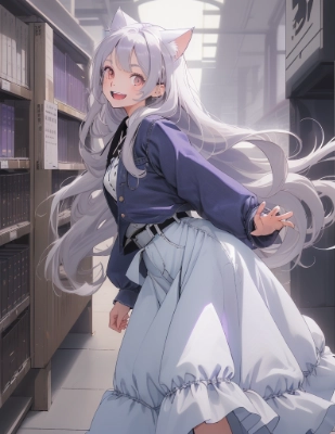 図書館にてv12