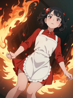 炎の少女