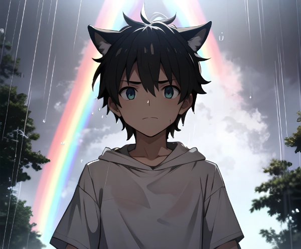 無題まとめ #12【虹と雨】