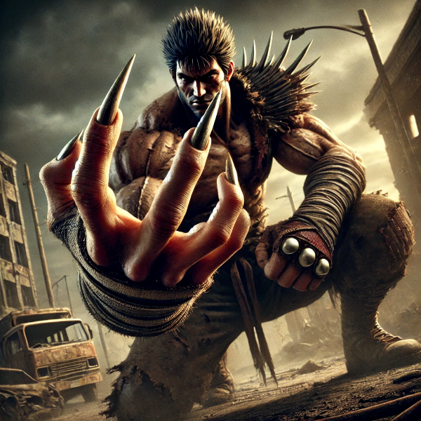 爪先一つでダウンさせる人