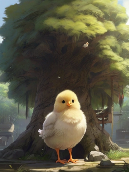 森で拾った卵から生まれた子を育てた