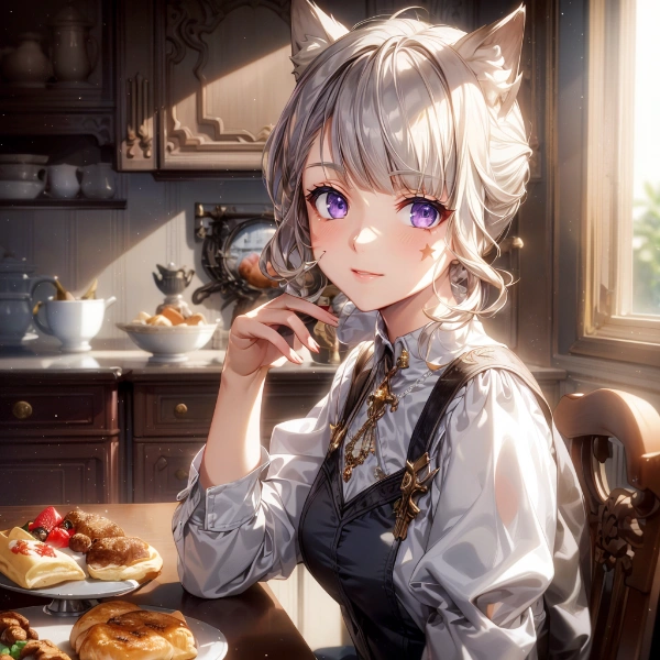 【原神】リネット 朝食