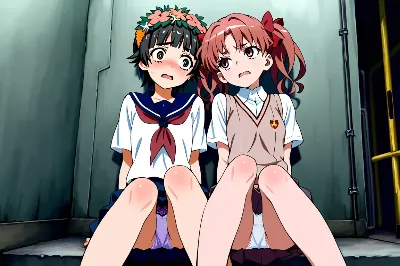 初春と黒子