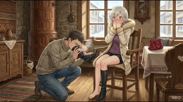 アーニャのブーツを嗅ごう！