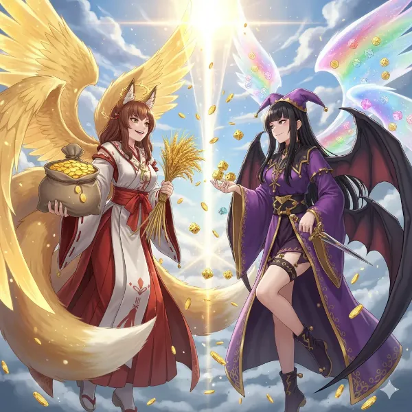 幸運の諍い：団子と信仰の揺らぎ