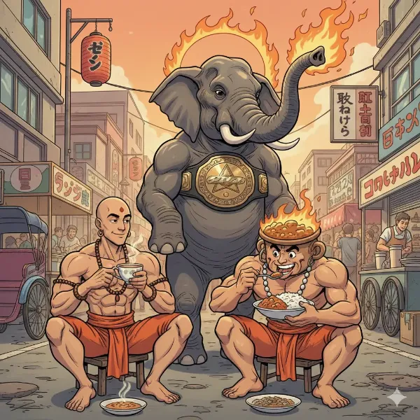 カレーのお供にくだチャイ