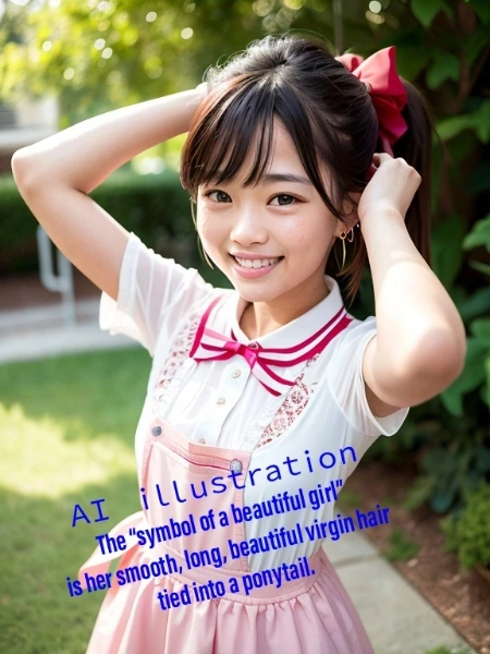 プロンプト公開／ポニーテール美少女