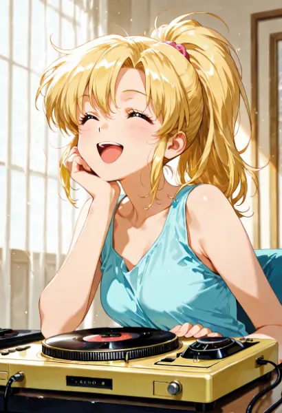 陽光に包まれたDJ少女の旋律
