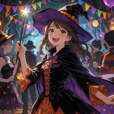 今夜はハロウィンパーティー