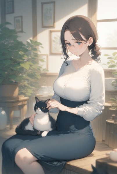 曇りの日は猫といっしょ