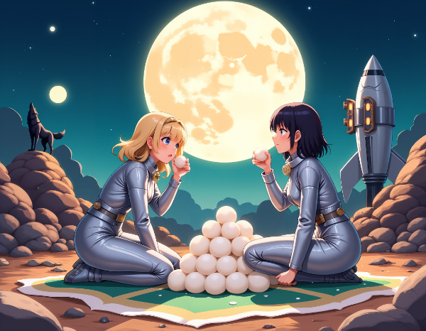 黒髪＆ブロンド・レトロフューチャー