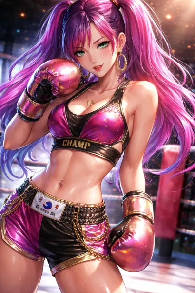 女子ボクサー
