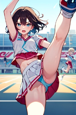 チアガール　ポロリ