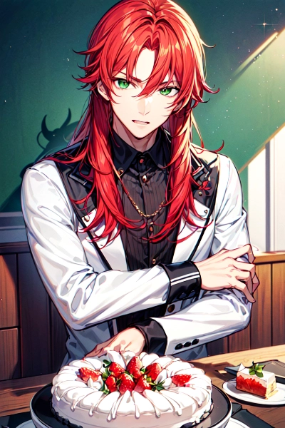 イケメンとショートケーキ