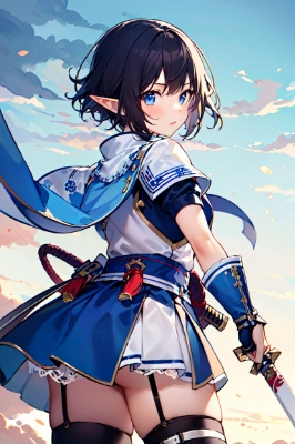 女剣士さん