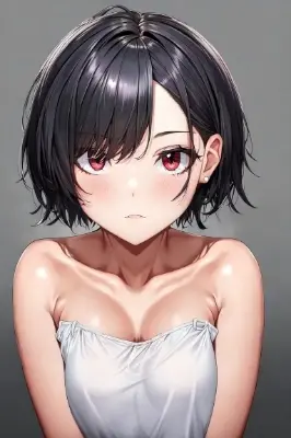 ショートヘア少女①