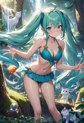ミクと魔法にゃんこ達