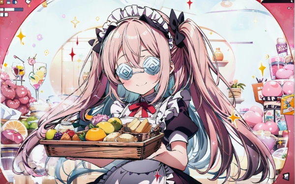 便底メガネのメイドさん