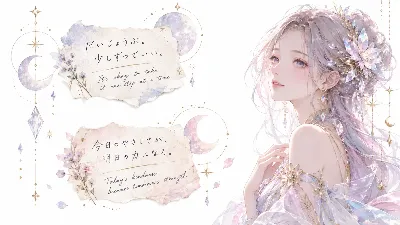月明かりの優しい囁き