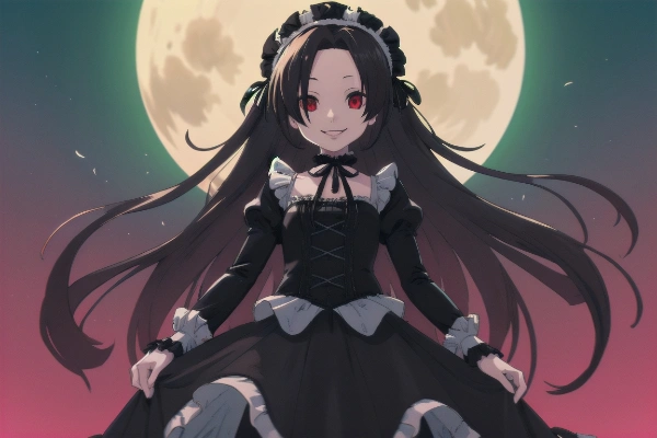 月夜とメイドさん③