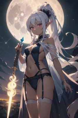 ダークエルフの魔法使い
