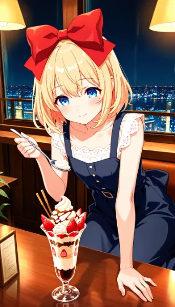 夜パフェターイム