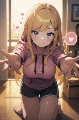 だんだん近づいてくるパーカーギャル娘さん(続き