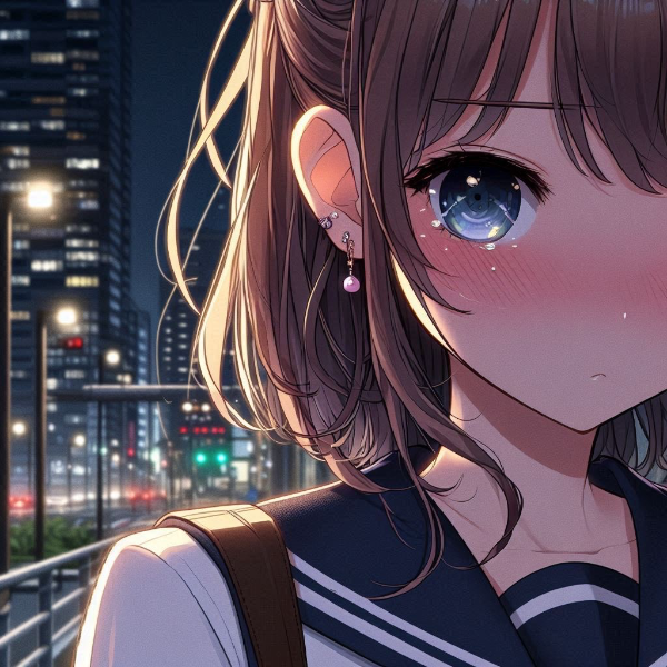 右耳にミニピアス