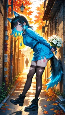 🐺 ゾンビの恋人 × 秋の夜の灯り 〜お前……来たのか！？ずっと待ってたぞ！〜💡🐺