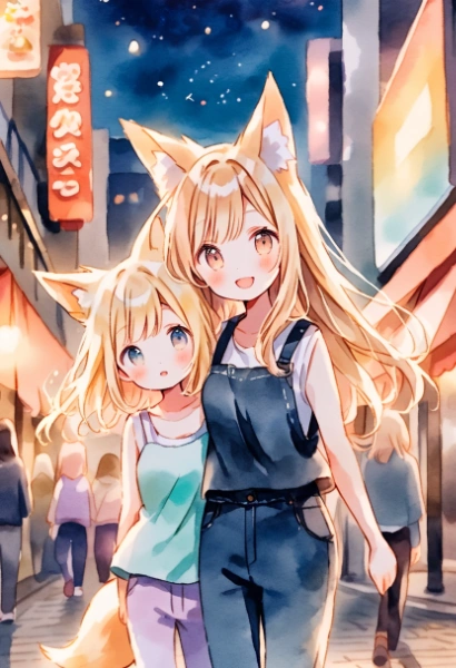 タンクトップな狐さん2