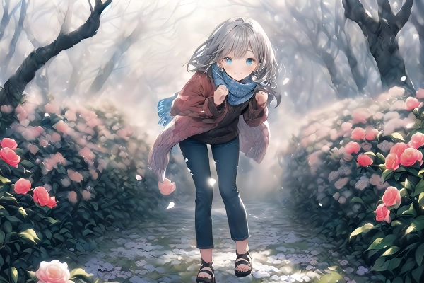 山茶花時雨（さざんか・しぐれ）