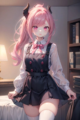ピンク髪悪魔っ娘