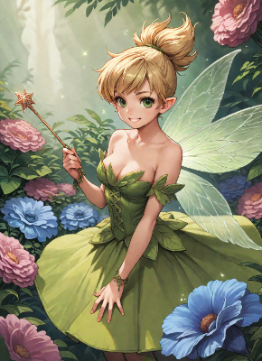 森（緑）の妖精