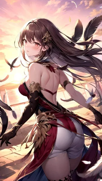 人間鳥族の赤い鳥さん