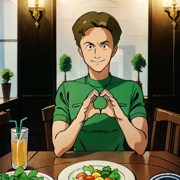 とっておきのサラダ、作っとくからな！