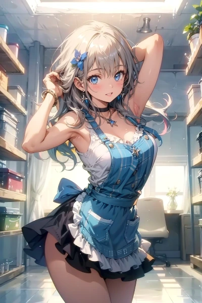 ミニスカエプロン