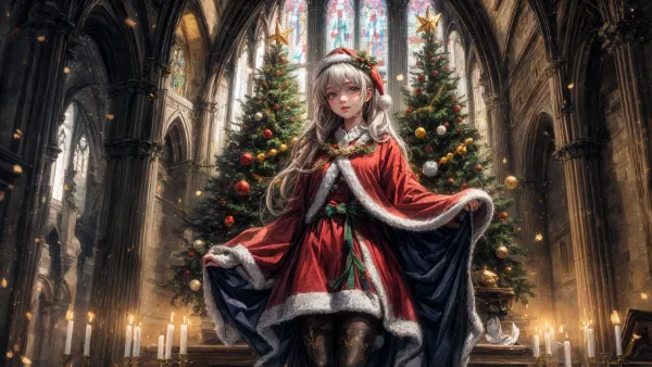 教会でサンタコス